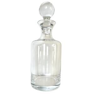 Clear Glass Liquor Decanter with Stopper